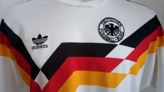 jersey shirt trikot adidas vintage WEST GERMANY home Wc italy 1990 M very rare 3