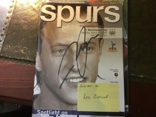 Tottenham Hotspur Bundle Signed Items,  Rare Items,  Programmes.  See Photos,  Notes