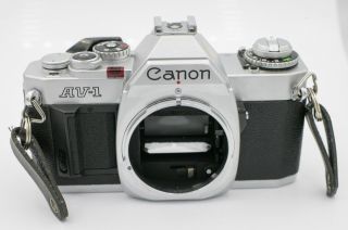 Rare Ep Army Px - Canon Av - 1 35mm Film Fd Lens Mount Slr Camera Body Only
