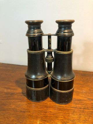 Antique WW1 FIELD GLASSES - early 1900 ' s N.  S.  L N2087 - National Service League 2