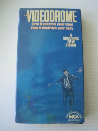Videodrome Vhs Rare Htf,  1982,  David Cronenberg,  James Wood,  Scif - Fi,  Horror