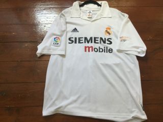 Rare Real Madrid 2002 Ronaldo No.  11 Centenary Shirt - Large