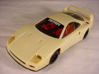 Rare Scalextric Pre Production Prototype Ferrari F40 Base Plastic Body Sample