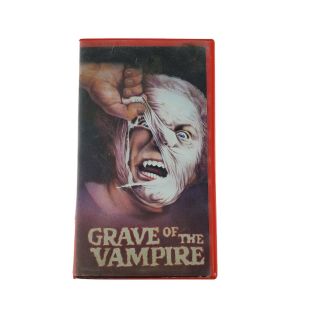 Grave Of The Vampire Vhs Unicorn Video Rare Horror Film Htf William Smith Pataki