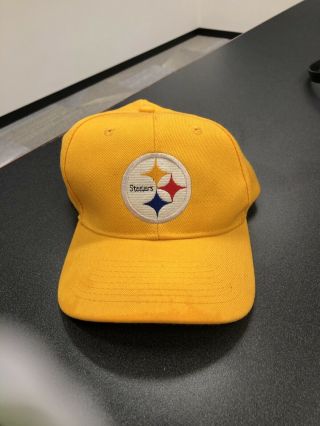 Rare Vintage Pittsburg Steelers Snapback Hat Ball Cap Nfl Drew Pearson Gameday