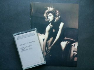 Madonna - Like A Virgin (mega Rare 1984 Uk 3 Trk Promo Sampler Cassette,  Card)