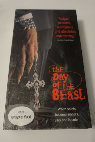 The Day Of The Beast (vhs) Very Rare Spanish Horror B - Movie Cult