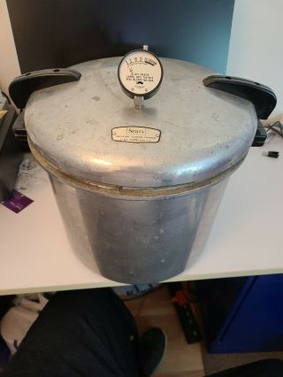 Vintage Rare Sears Pressure Cooker - Canner 21qt.  Model 620.  212