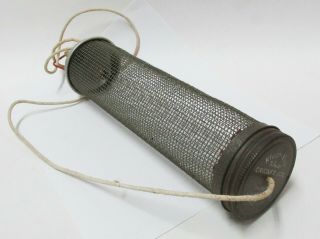 Vintage Kleer - Vue Tubular Cricket Box 12 " Metal Mesh Southern Mfg,  Duluth Ga