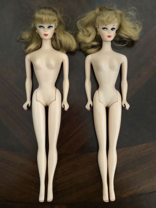 2 Vintage 1993 Mattel Barbie Dolls 35th Anniversary Special Edition 1959 Reprod.
