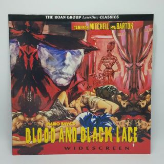 Blood And Black Lace Laserdisc Mario Bava Widescreen Roan Group Giallo Rare