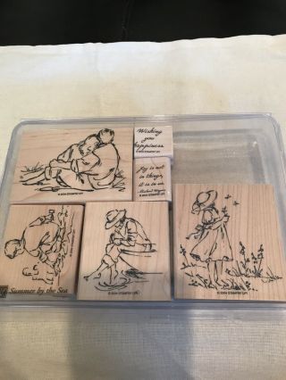 Gently Stampin Up Summer By The Sea Stamp Set Rare Make Offer