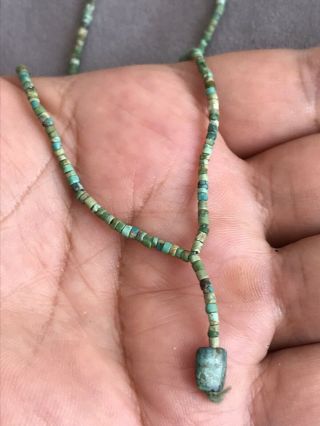 A Rare Antique Tibetan Turquoise Beads 18th 19th C