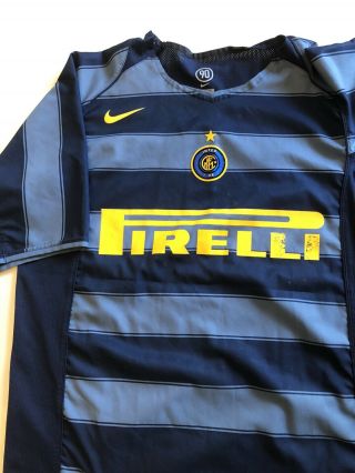 Rare Vintage 2004/06 Inter Milan Away Nike Football Shirt 2