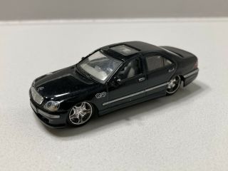 Maisto Playerz Luxury 1/64 Black Mercedes Benz S Class Loose Rare