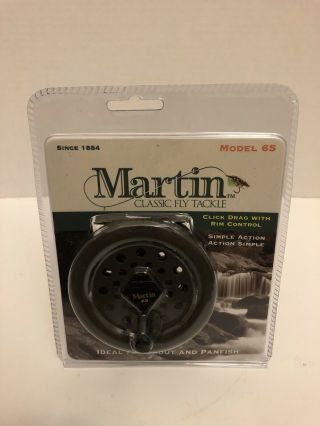 Martin Fly Reel Model 65 Classic Fly Tackle Fishing Box