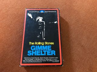 The Rolling Stones Gimme Shelter Beta Tape Rare