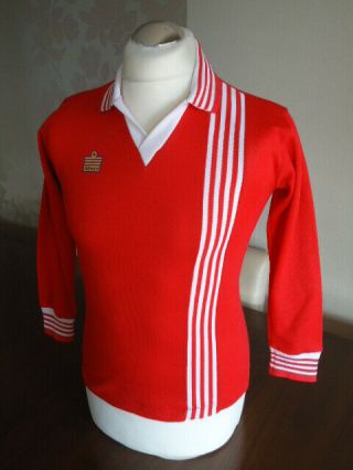 Aberdeen 1977 Admiral Home Shirt Long Sleeved 35 " Xs Rare Old Vintage