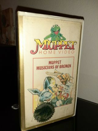 Rare Muppet Musicians Of Bremen Vhs 1983 Jim Henson,  Frank Oz