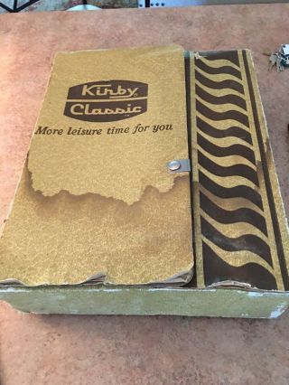 Kirby Classic Vacuum Cleaner Accessories Kit Brown Vintage Random Attachments