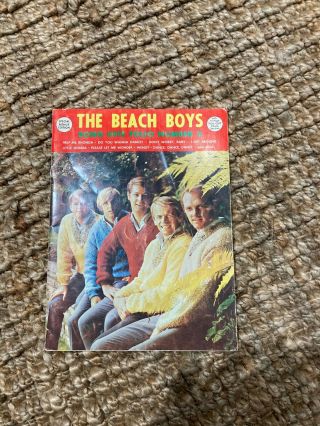 Sheet Music Song Book - The Beach Boys Song Hits Folio Number 2 - 1965 Rare