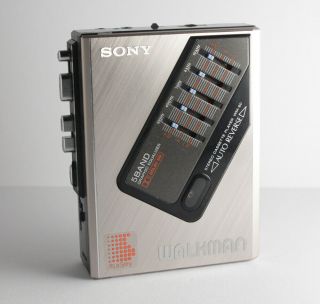 Ultra Rare Silver Sony Wm - 60 Walkman Stereo Cassette Player