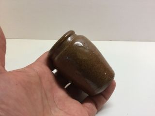 Small Antique Stoneware Preserve Jar.