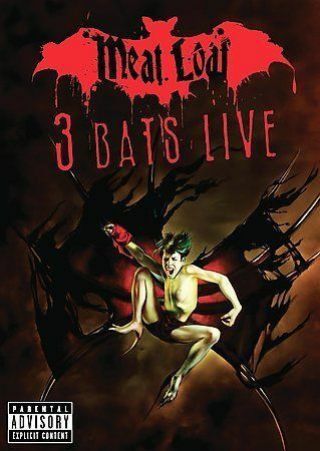 Meat Loaf 3 Bats Live Dvd 2007 Rare Oop Very Disc