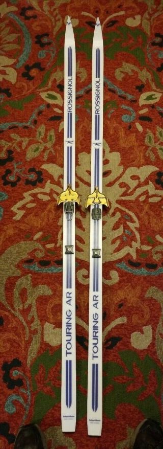 Rossignol Touring Ar Snow Skis 75mm Made In France Winter Ski Good Cond,  Rare