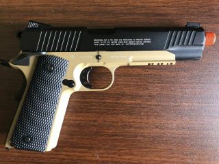 Elite Force 1911 A1 Tac Co2 Blowback Airsoft Pistol W/ 20mm Rail Rarely