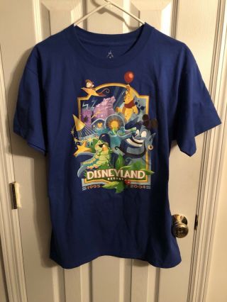 Rare Disneyland Resort 1995 2004 Shirt Disney Genie California Adventure Size M