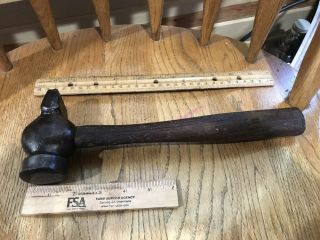 Antique/vintage Blacksmith Cross Pein Hammer 2