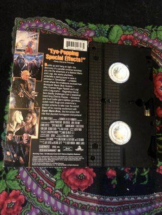 Mario Bros VHS 1993 Rare Bob Hoskins John Leguizamo Dennis Hopper Screened 2