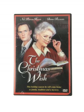 The Christmas Wish Dvd 2006 Debbie Reynolds Neil Patrick Harris Rare Htf Oop