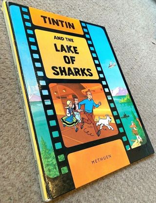 Tintin & The Lake Of Sharks Methuen 1973 1st Edition Hardback Rare Book Herge Eo
