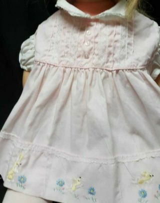 Splendid Vintage Pink Baby Doll Dress Stockings Tights And Shoes