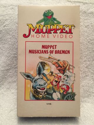 Muppet Musicians Of Bremen (prev.  Viewed Vhs 1983) Jim Henson,  Frank Oz Rare Oop