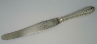 Rare Titanic / Olympic White Star Line Silver Plate Butter Knife Jewish