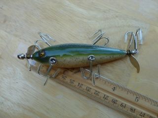Unknown Glass Eyes Underwater Minnow Fishing Lure Possibly Hooker Mcdonald ???