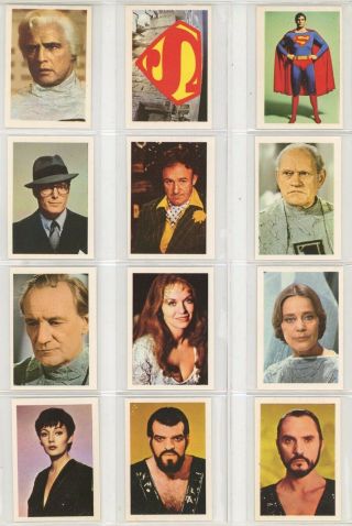 Superman The Movie - 1979 French Sticker Cards - Complete Set Of 180 - Rare Find