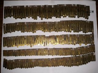 Antique Brass Pump Organ Reeds.  239 Reeds Were In Coffee Can For Over 40 Years
