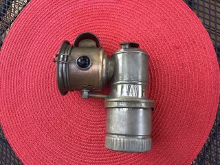 Antique Vintage Hawthrone “old Sol” Carbide Bicycle/motorcycle Light