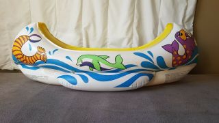 Very Rare The Wet Set 1997 Inflatable Canoe
