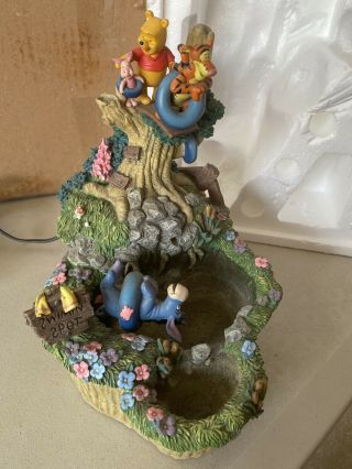 Collectible Vintage Disney Winnie The Pooh Water Fountain With Box Rare