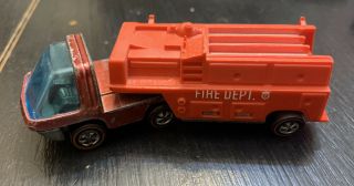 Hotwheels Redline Rare Enamel Red Heavyweights Fire Engine Truck
