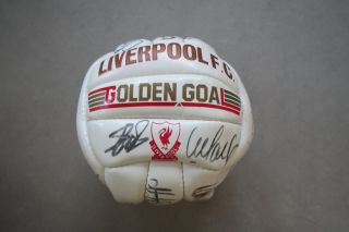 Rare Signed Liverpool Fc Football - 1994 Incl Ian Rush,  J Barnes,  Robbie Fowler
