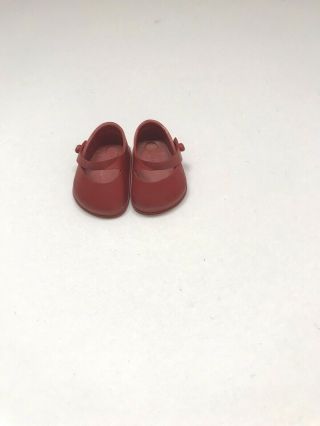 Vintage Vogue Ginny Doll Shoes Red