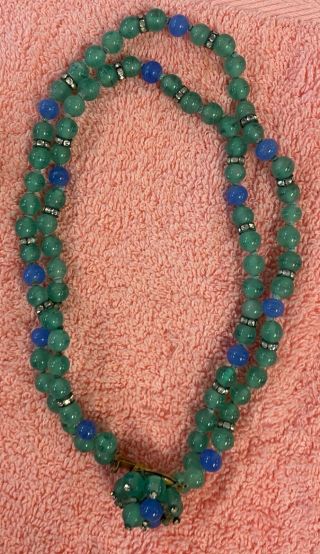 Vintage MARVELLA Brooch Earrings Necklace Set Early Rare Estate Find 2
