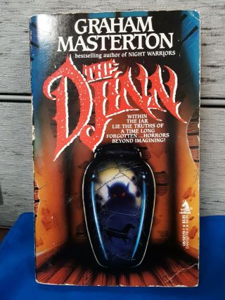 Rare Vintage 80s Horror Paperback The Djinn,  Graham Masterton.  Printed 1988