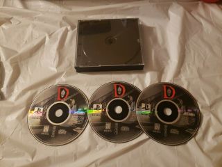 D (sony Playstation 1 Ps1,  1996) Rare All 3 Discs